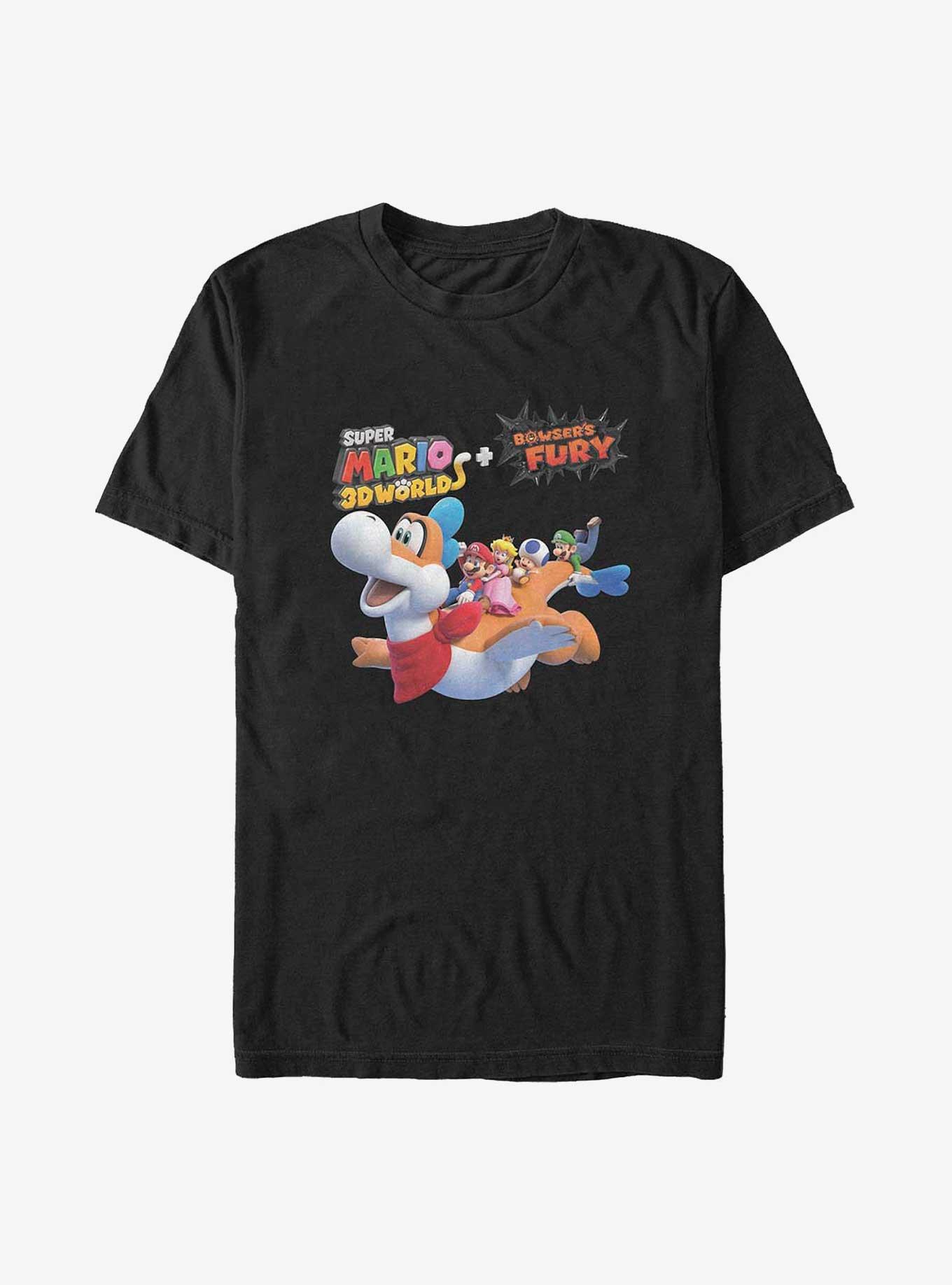 Nintendo Fly Through Big & Tall T-Shirt, BLACK, hi-res