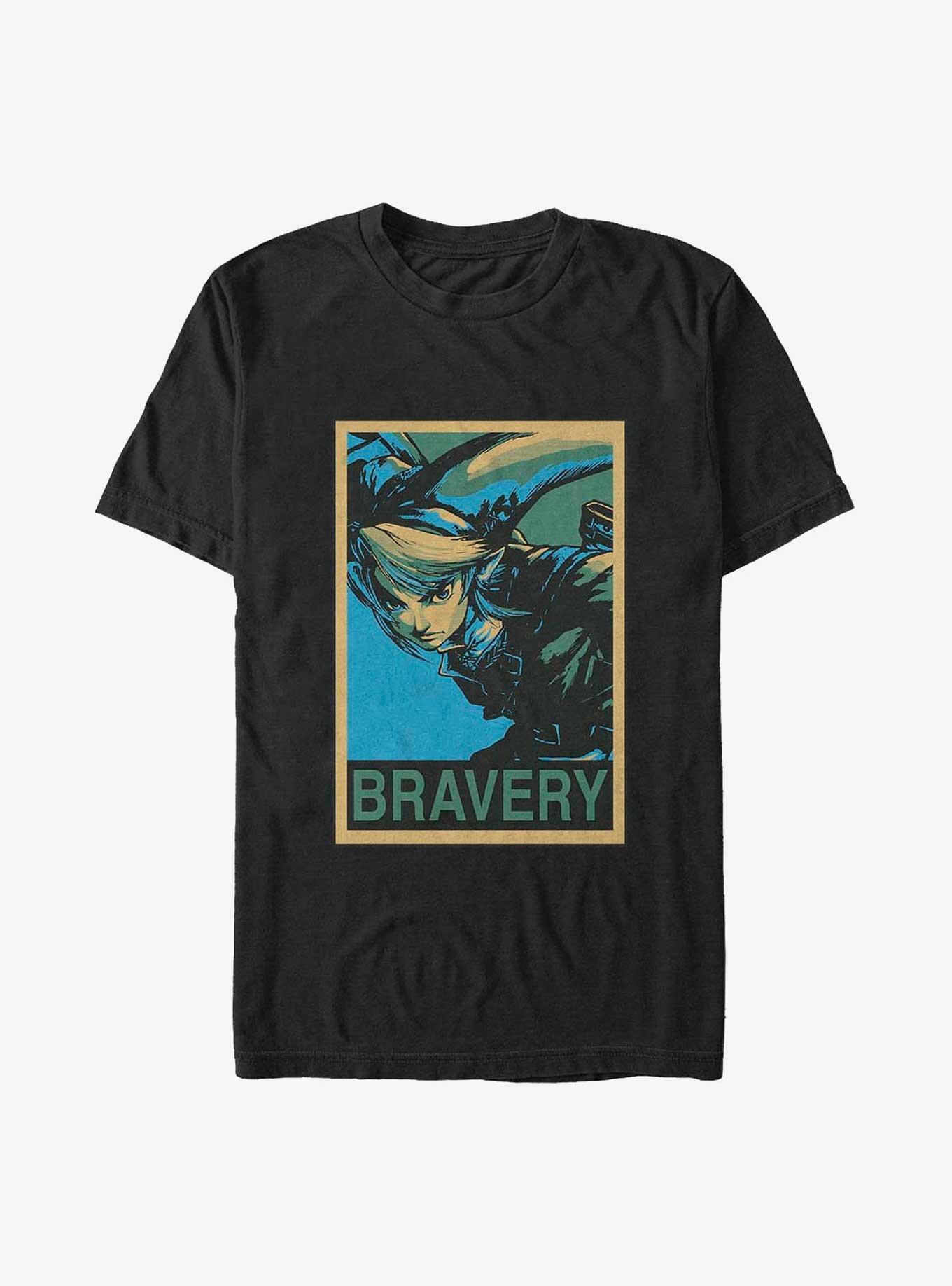 The Legend of Zelda Link Bravery Poster Big & Tall T-Shirt, , hi-res