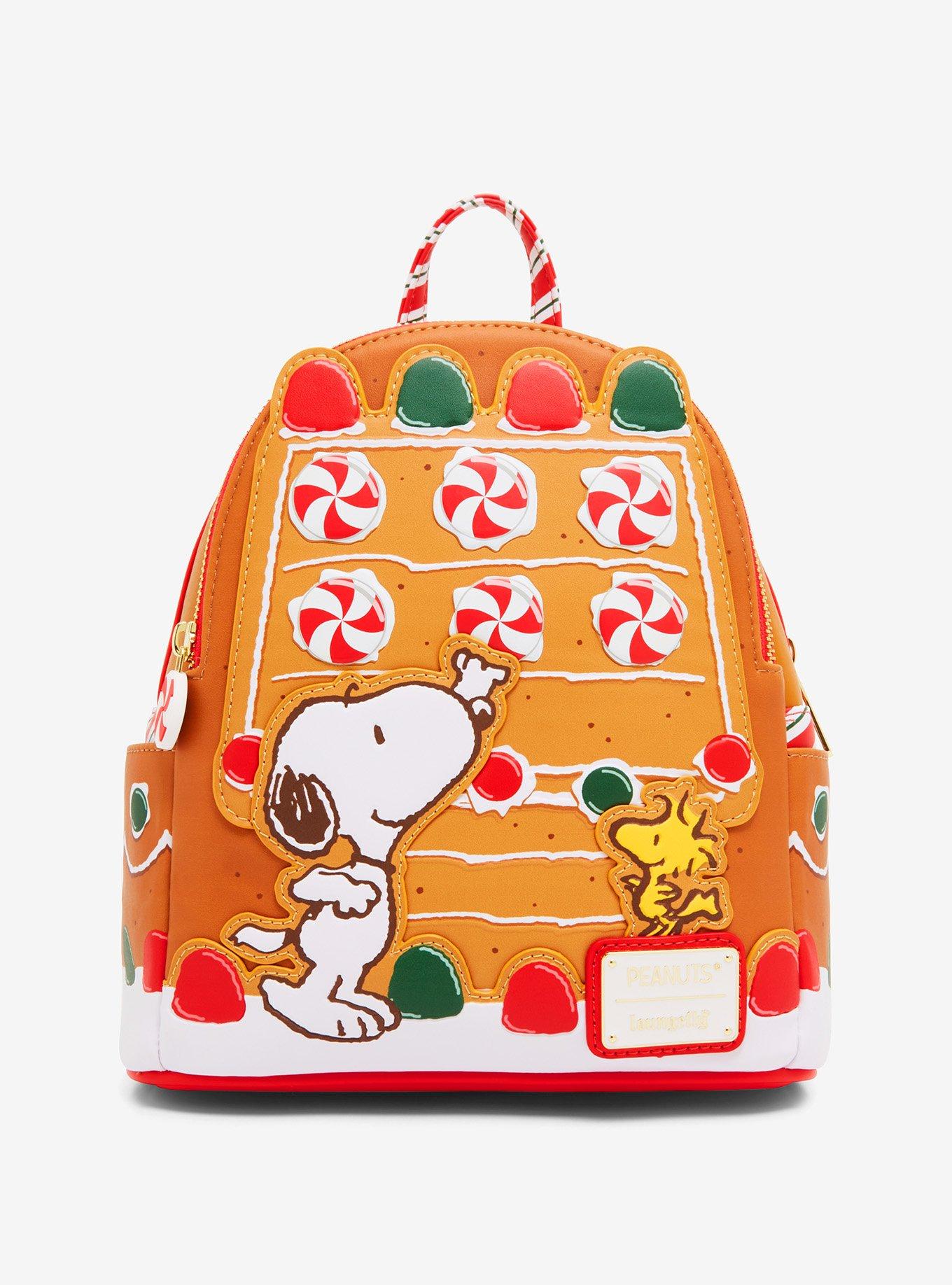 Loungefly Peanuts Snoopy & Woodstock Gingerbread Mini Backpack, , hi-res
