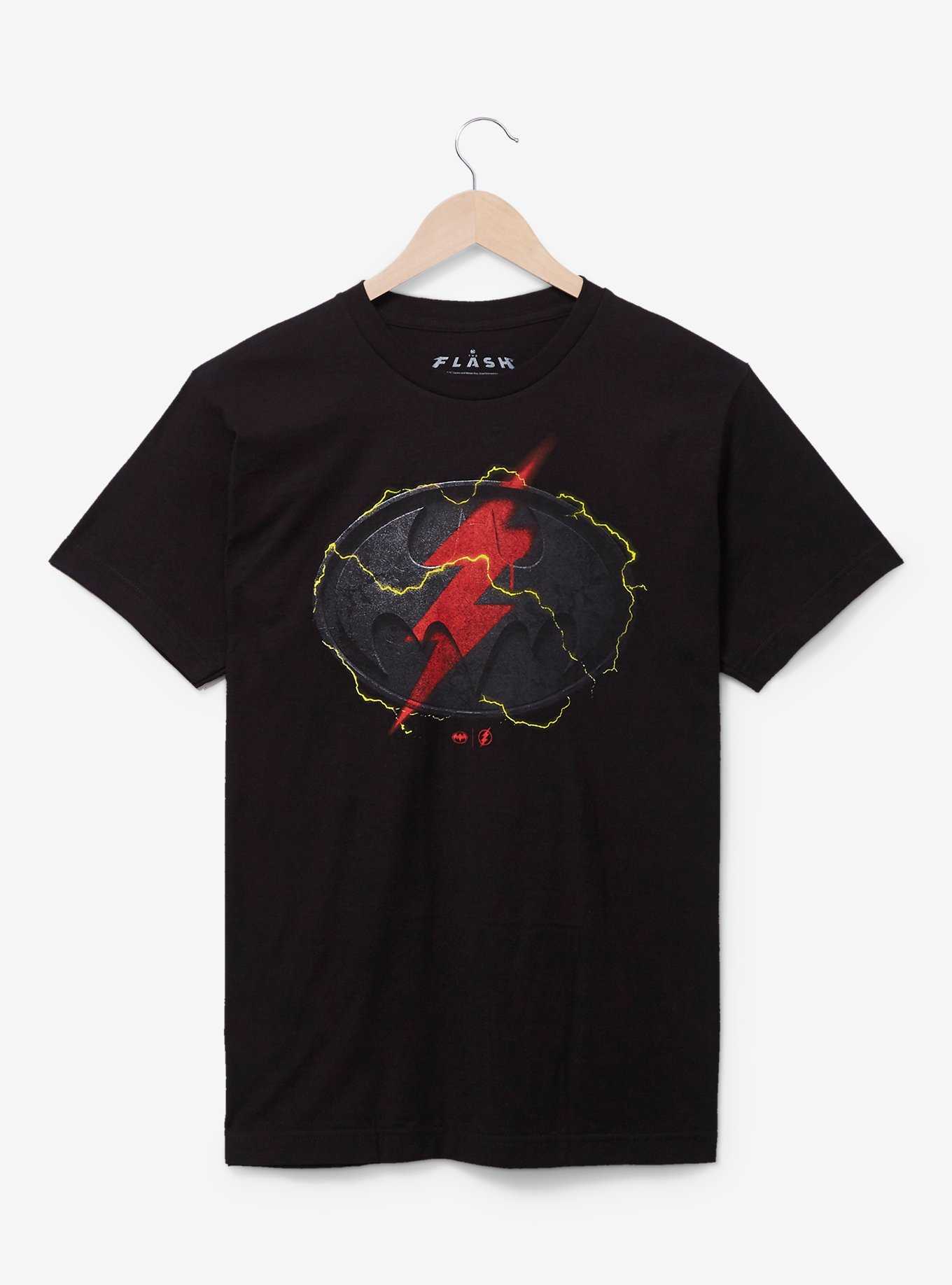 DC Comics The Flash Batman & Flash Logo T-Shirt, , hi-res