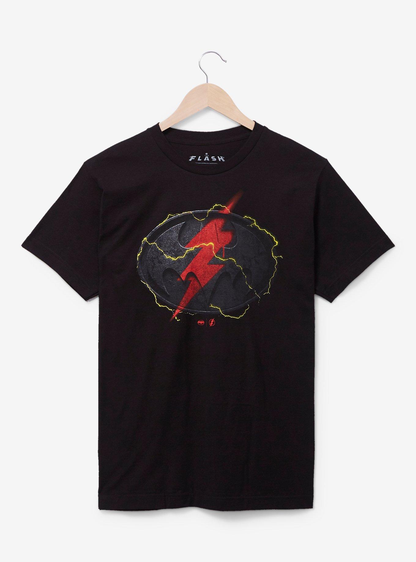 DC Comics The Flash Batman & Flash Logo T-Shirt, , hi-res