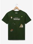 Studio Ghibli My Neighbor Totoro Scattered Icons T-Shirt - BoxLunch Exclusive, DARK GREEN, hi-res