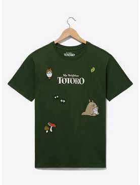 Studio Ghibli My Neighbor Totoro Scattered Icons T-Shirt - BoxLunch Exclusive, , hi-res