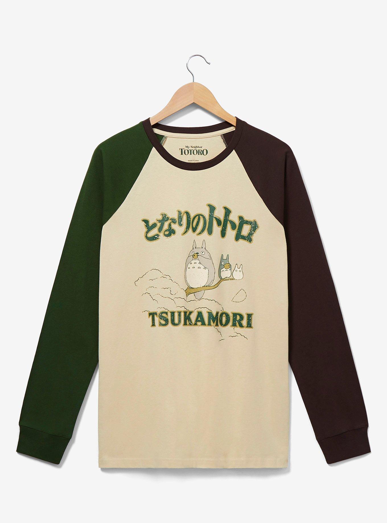 Studio Ghibli My Neighbor Totoro Group Portrait Contrast Long Sleeve T-Shirt - BoxLunch Exclusive, BEIGE, hi-res
