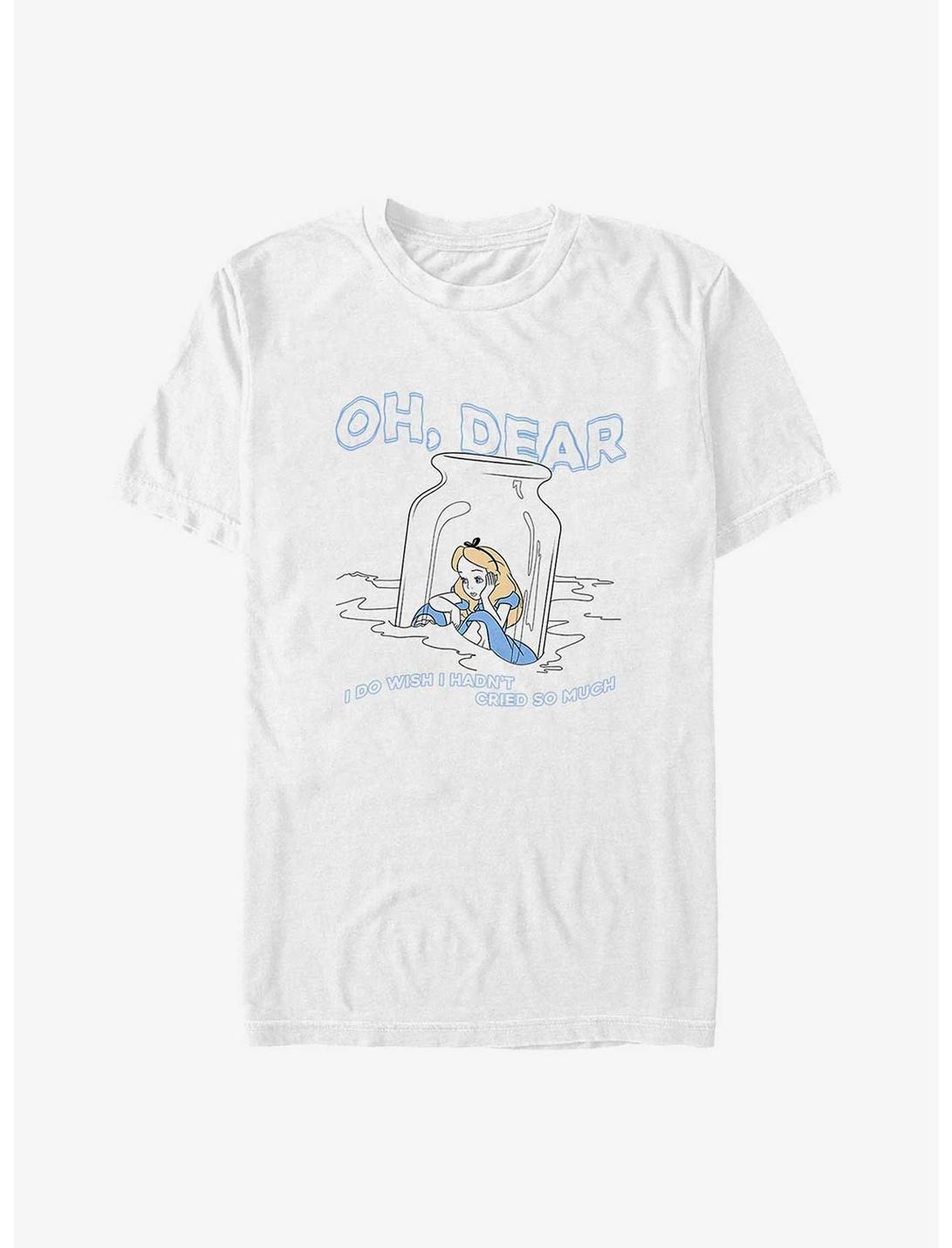 Disney Alice in Wonderland Dear Tears Big & Tall T-Shirt, WHITE, hi-res