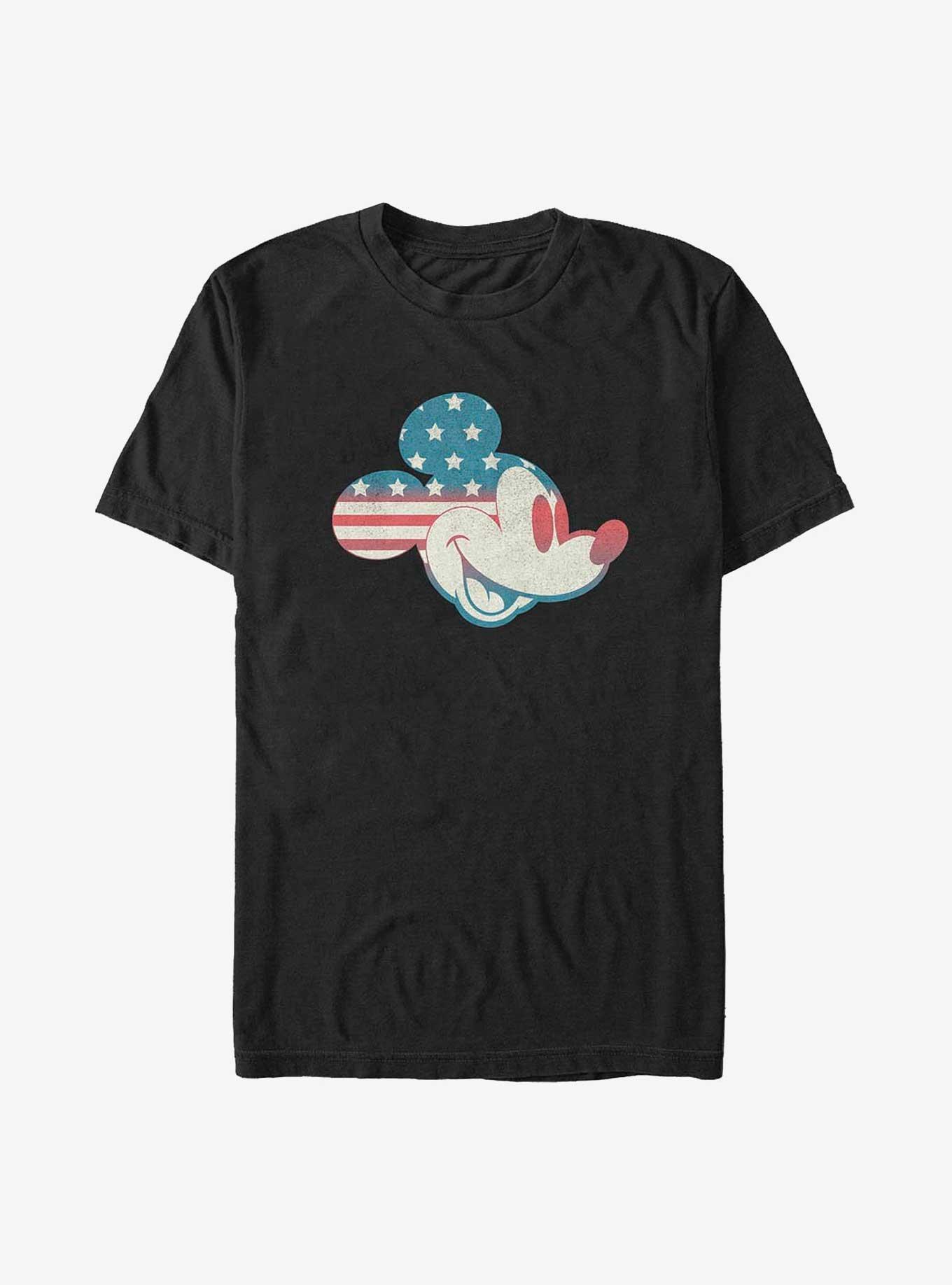 Disney Mickey Mouse Mickey Americana Flag Fill Big & Tall T-Shirt, , hi-res