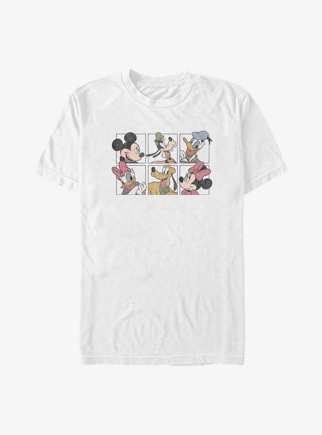 Disney Mickey Mouse Mickey and Friends Grid Big & Tall T-Shirt