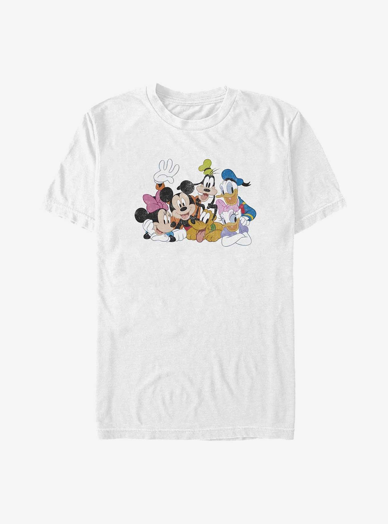 Disney Mickey Mouse Mickey Group Big & Tall T-Shirt, WHITE, hi-res