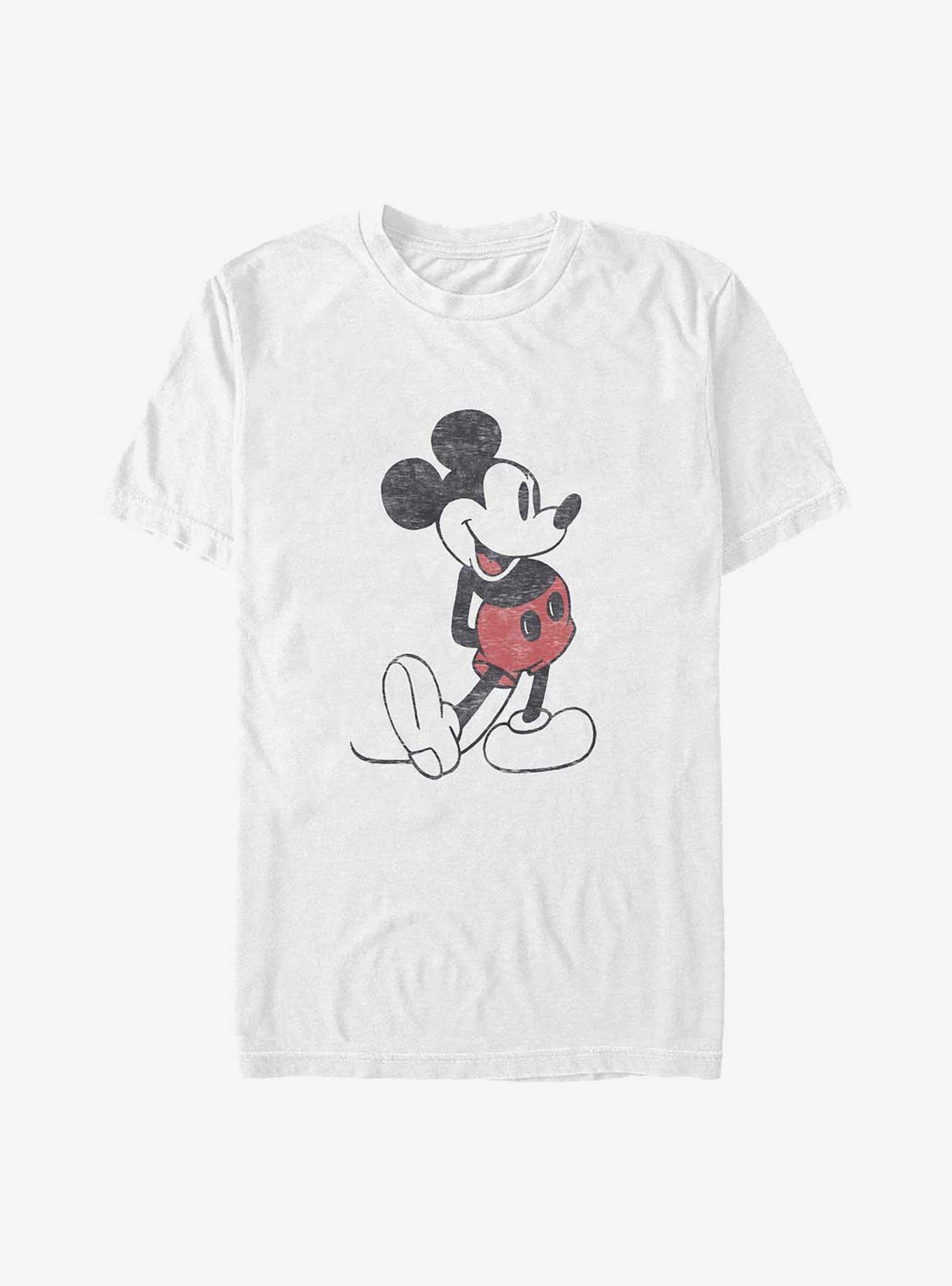 Disney Mickey Mouse Vintage Classic Big & Tall T-Shirt, WHITE, hi-res