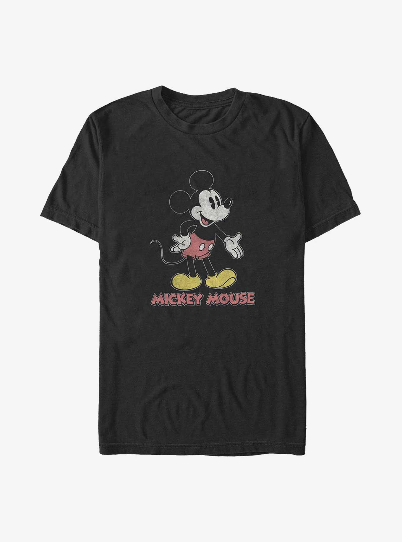 Disney Mickey Mouse 70's Mickey Big & Tall T-Shirt, BLACK, hi-res