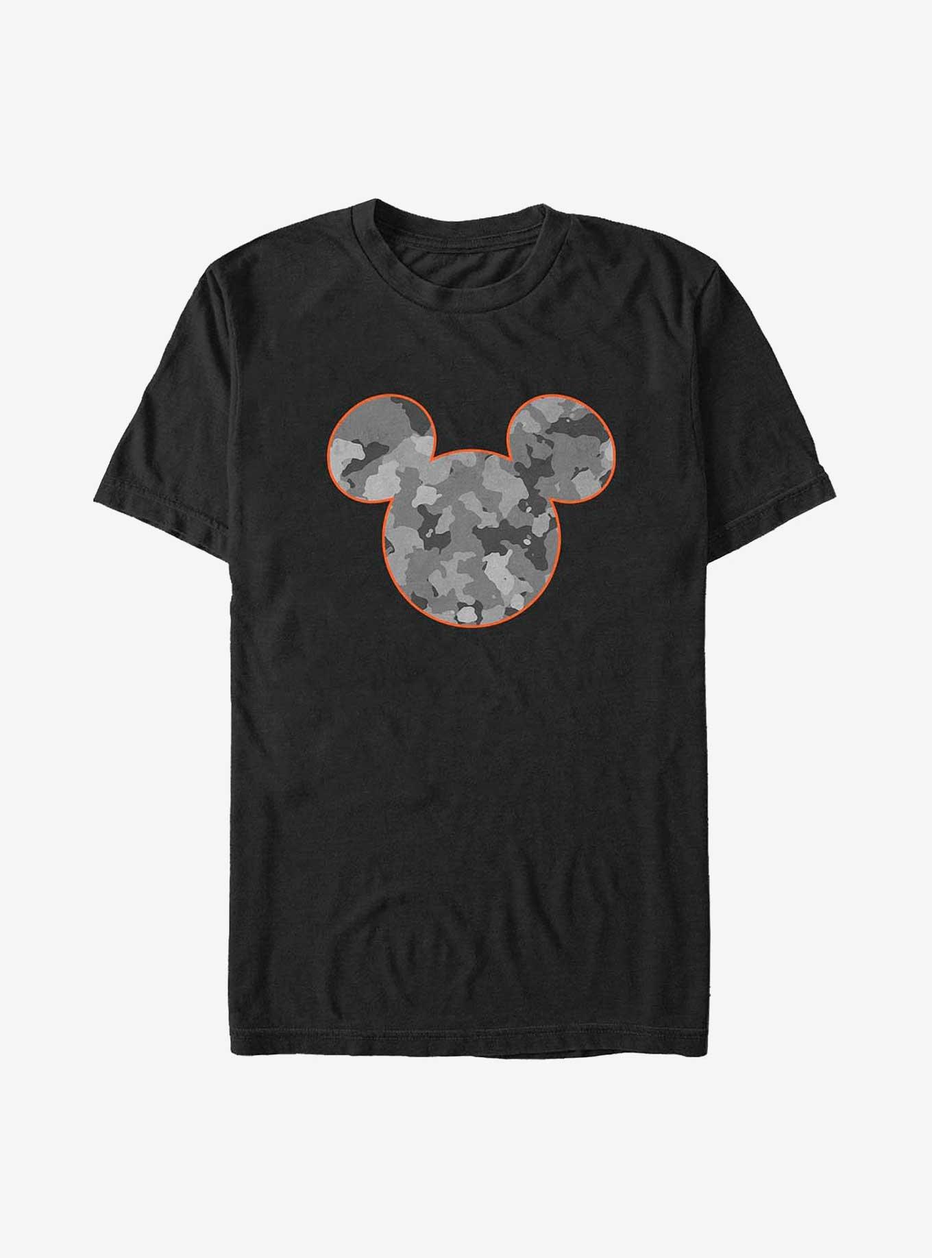 Disney Mickey Mouse Camo Ears Big & Tall T-Shirt, BLACK, hi-res