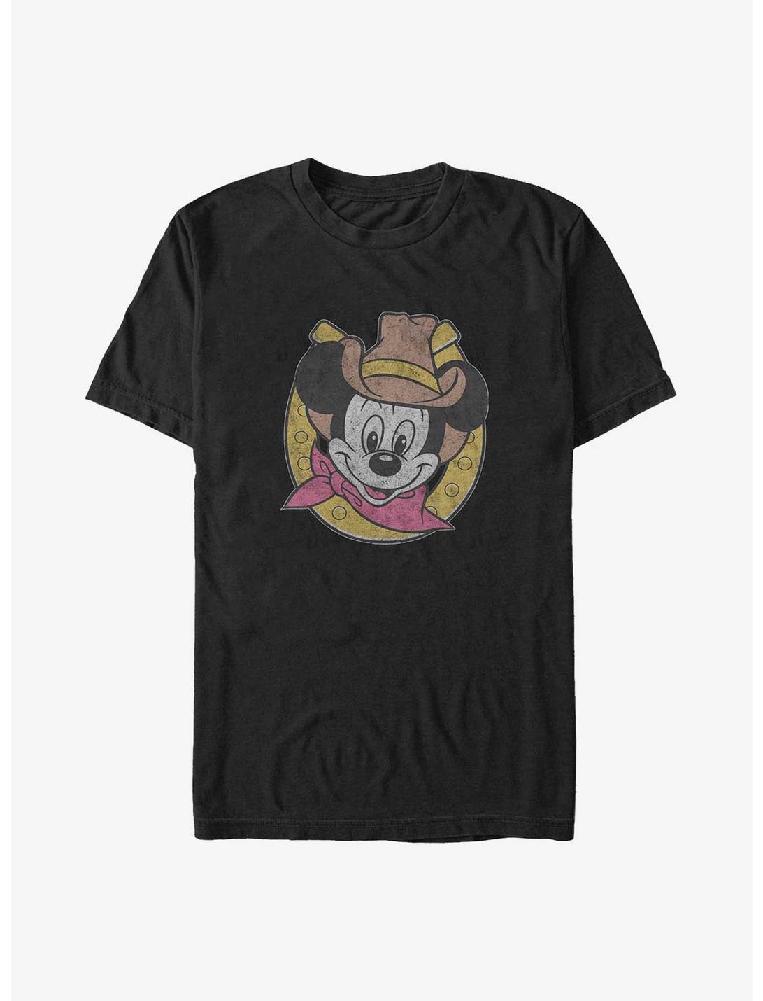 Disney Mickey Mouse Cowboy Mickey Big & Tall T-Shirt, BLACK, hi-res