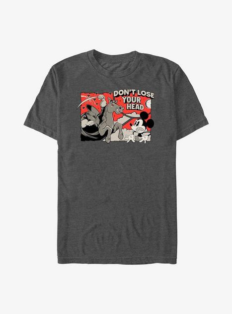 Disney Mickey Mouse Headless Horseman Big & Tall T-Shirt - GREY | BoxLunch