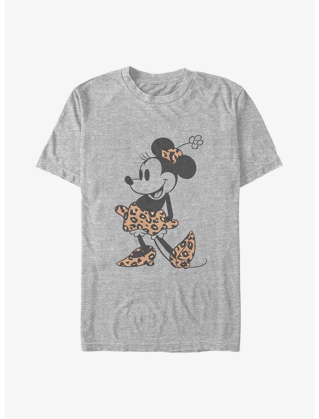 Disney Minnie Mouse Leopard Mouse Big & Tall T-Shirt, ATH HTR, hi-res