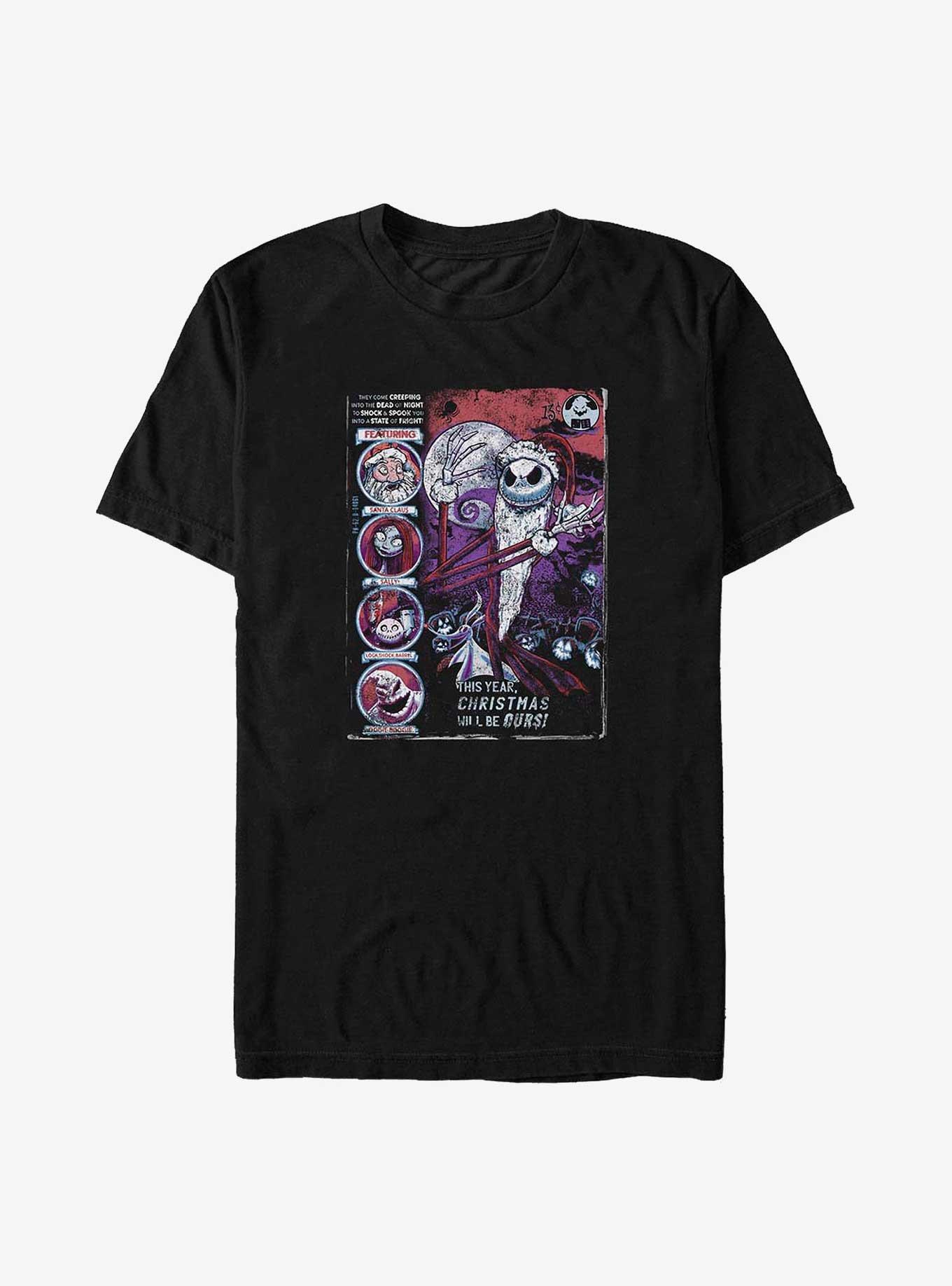 Disney The Nightmare Before Christmas Comic Cover Big & Tall T-Shirt, , hi-res