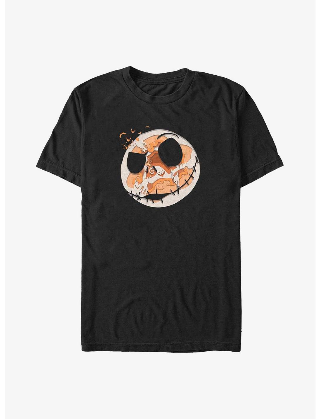 Disney The Nightmare Before Christmas Cut Out Jack Halloween Big & Tall T-Shirt, BLACK, hi-res