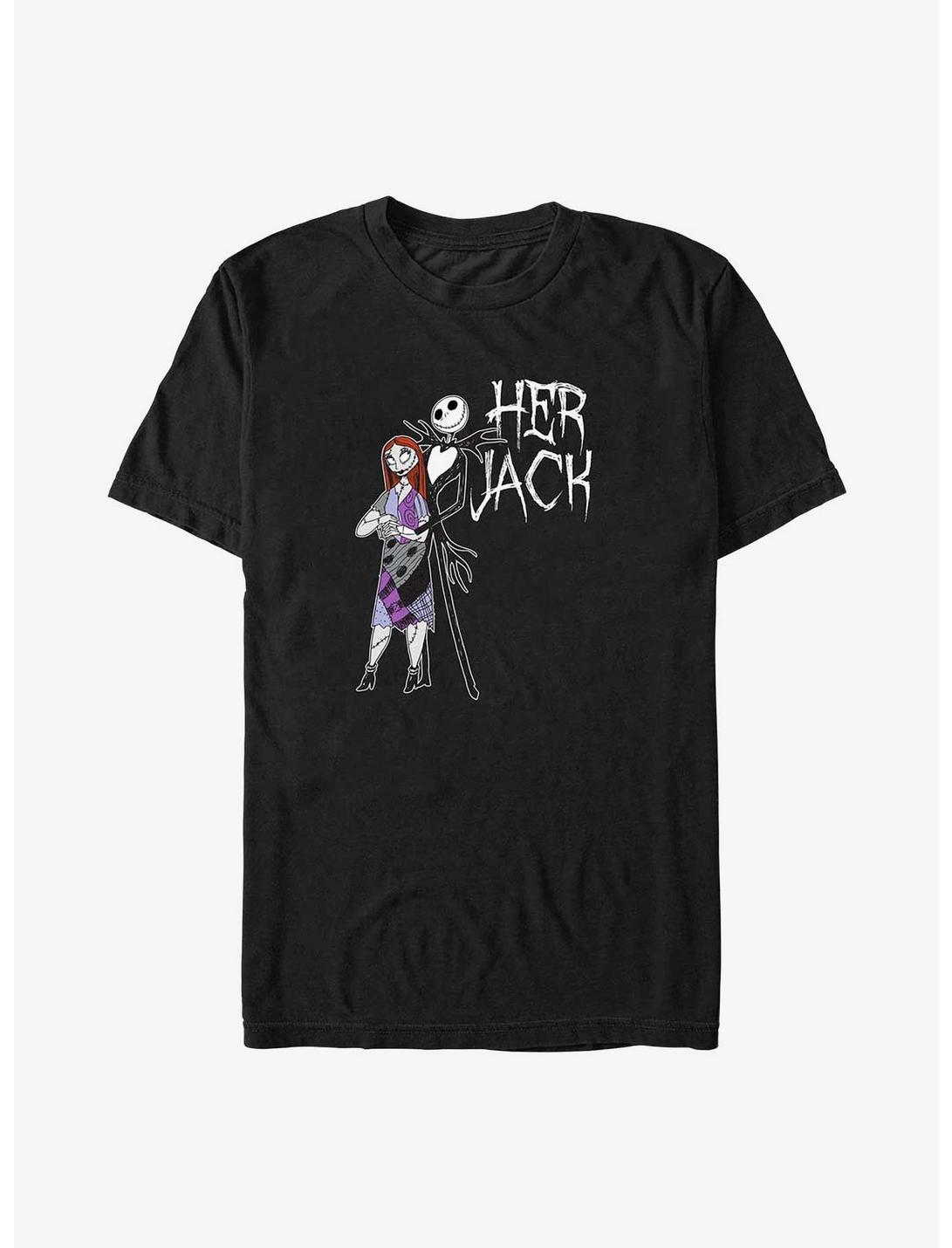 Disney The Nightmare Before Christmas Her Jack Big & Tall T-Shirt, BLACK, hi-res