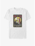 Disney The Nightmare Before Christmas Jack and Sally Lovers Tarot Big & Tall T-Shirt, WHITE, hi-res
