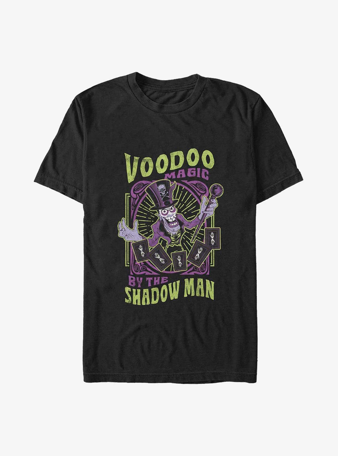 Disney The Princess and the Frog Voodoo Magic By The Shadow Man Big & Tall T-Shirt, BLACK, hi-res