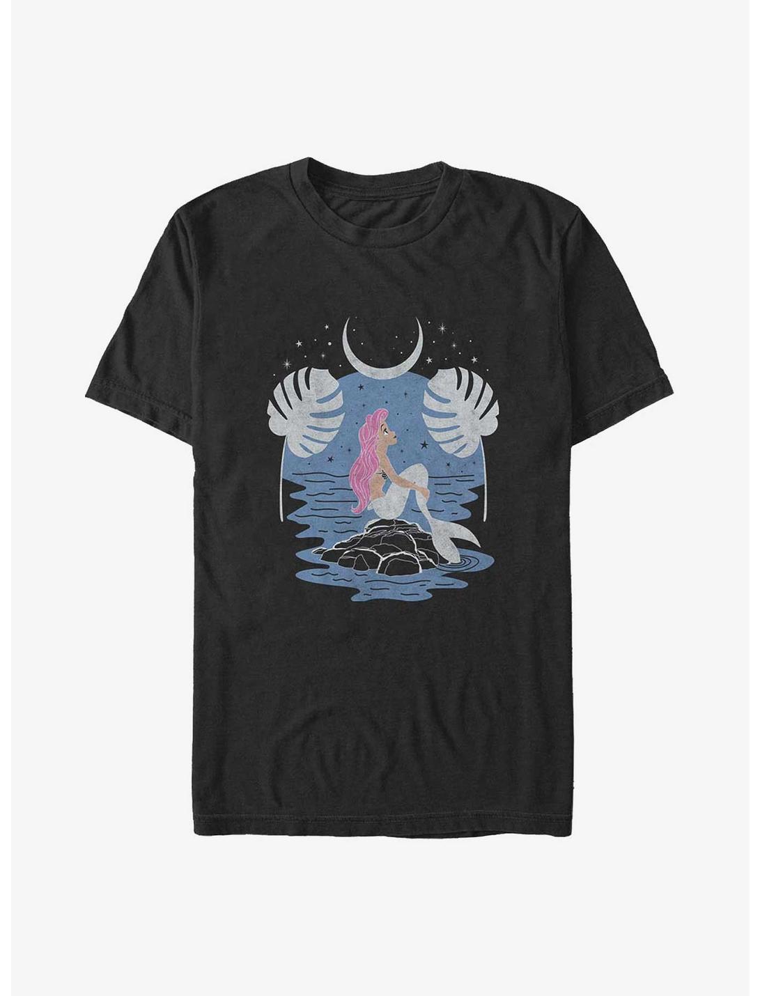 Disney The Little Mermaid Celestial Ariel Big & Tall T-Shirt, BLACK, hi-res