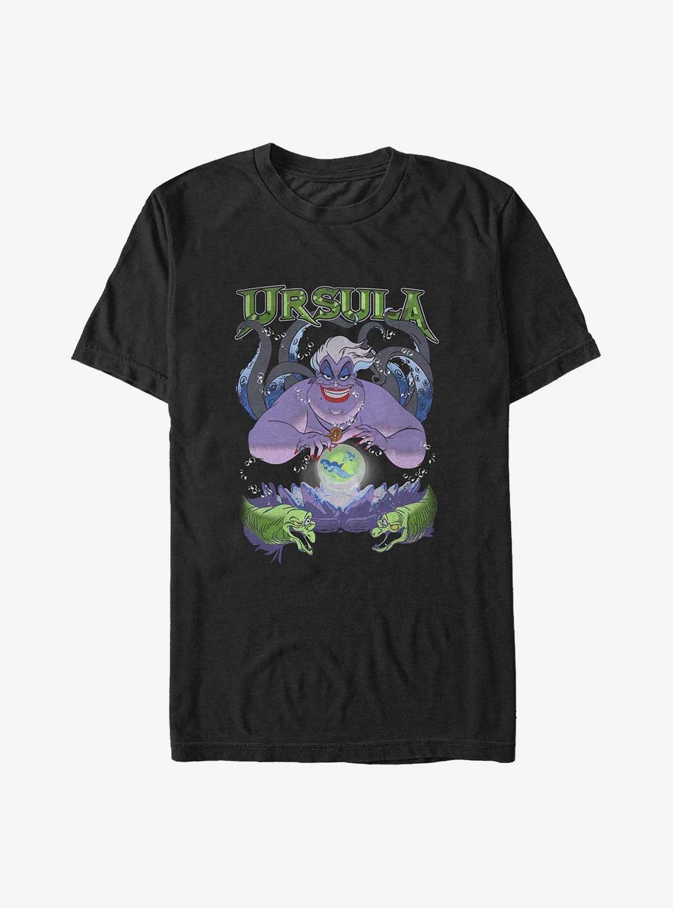 Disney The Little Mermaid Ursula Charm Big & Tall T-Shirt, BLACK, hi-res
