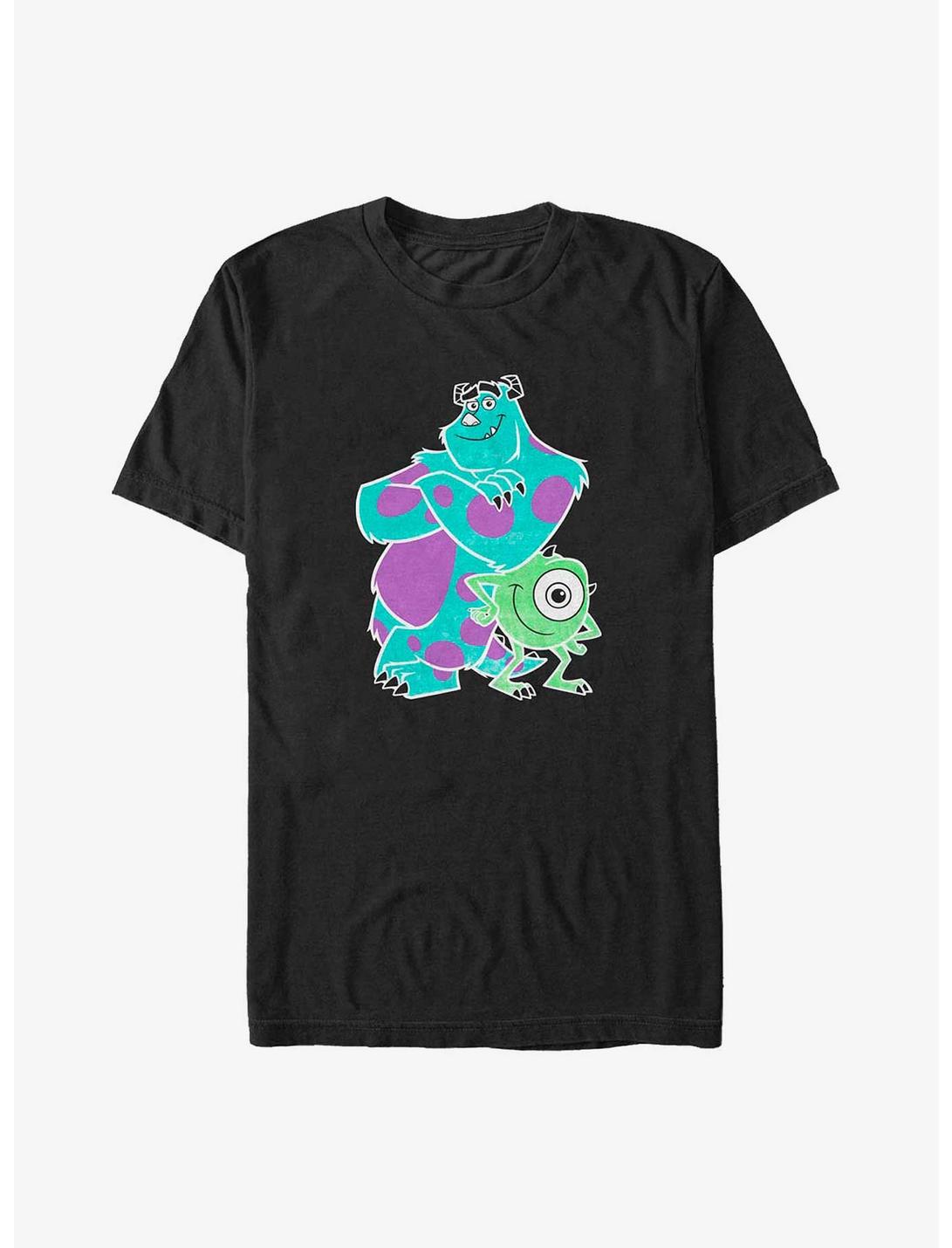 Disney Pixar Monsters University Buds Sulley and Mike Big & Tall T-Shirt, BLACK, hi-res