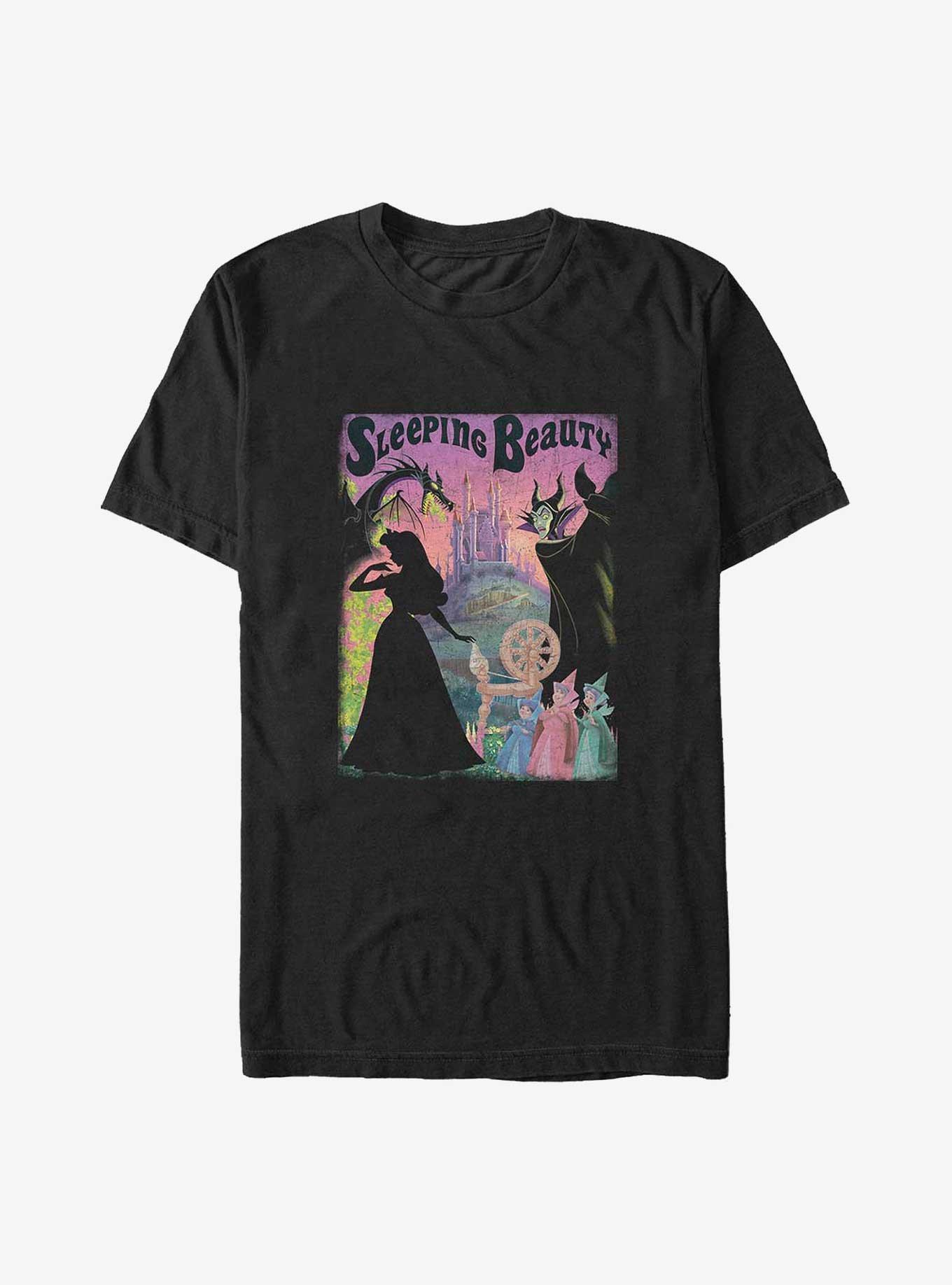 Disney Sleeping Beauty Silhouette Poster Big & Tall T-Shirt, , hi-res