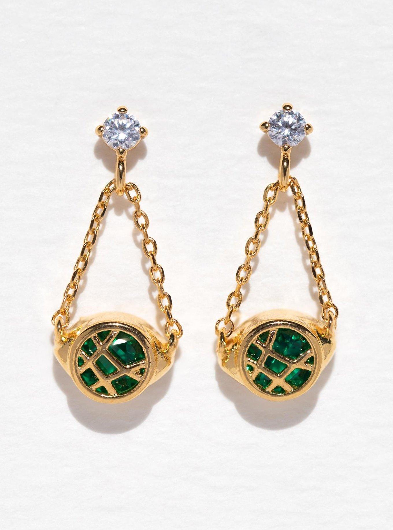 Marvel X Girls Crew Doctor Strange Eye Of Agamotto Drop Earrings, , hi-res