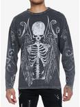 Social Collision® Skeleton Angel Long-Sleeve T-Shirt, BROWN, hi-res