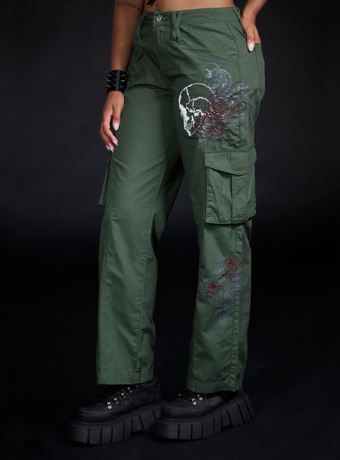 Shell Tie Dye Printed Cargo Pants