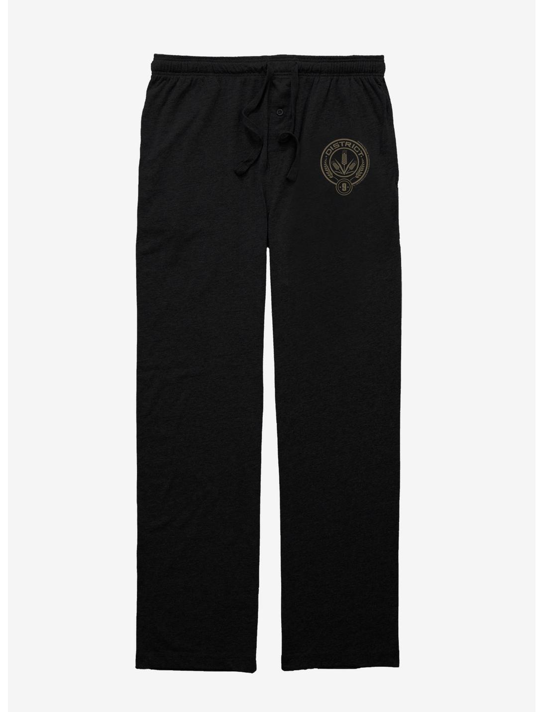 Hunger Games District 9 Emblem Pajama Pants, BLACK, hi-res