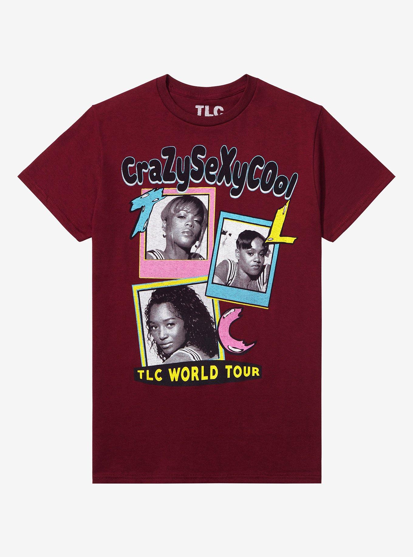 TLC CrazySexyCool Framed Photos Boyfriend Fit Girls T-Shirt | Hot Topic