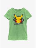 Pokemon Angry Pikachu Youth Girls T-Shirt, GRN APPLE, hi-res