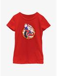 Pokemon Koraidon Sparkle Youth Girls T-Shirt, RED, hi-res
