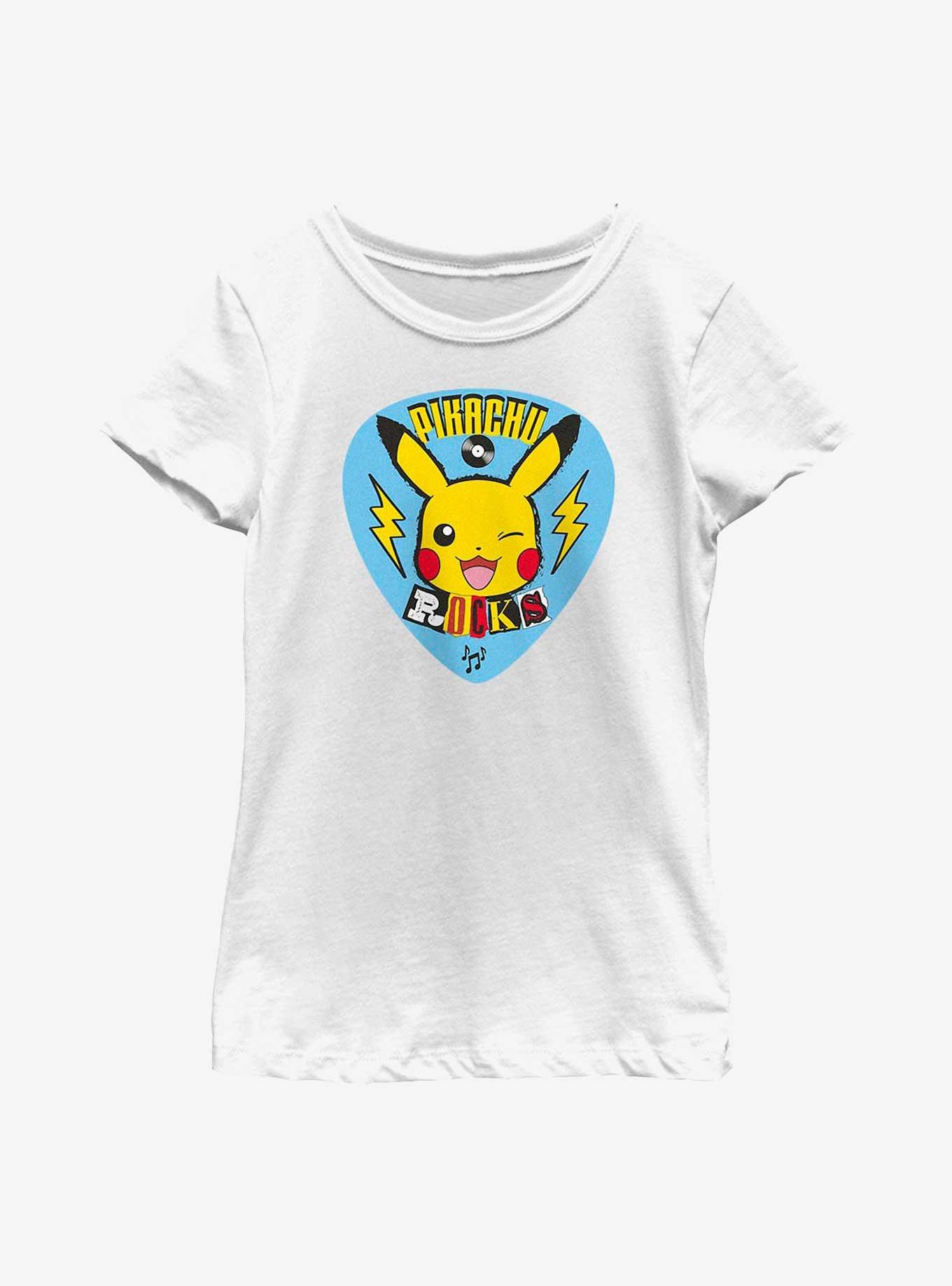 Pokemon Pikachu Rocks Youth Girls T-Shirt, , hi-res