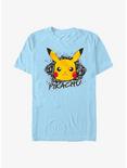 Pokemon Angry Pikachu T-Shirt, LT BLUE, hi-res