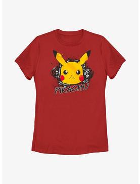 Pokemon Angry Pikachu Womens T-Shirt, , hi-res