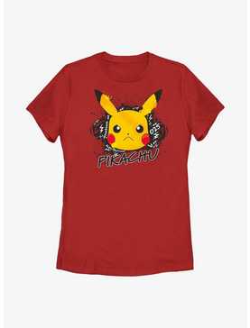 Pokemon Angry Pikachu Womens T-Shirt, , hi-res