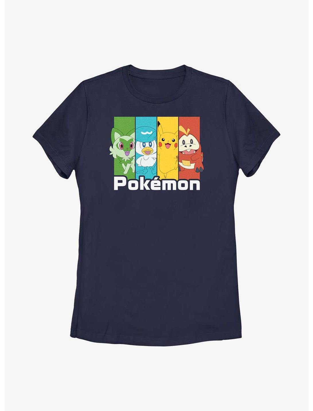 Pokemon New Friends Womens T-Shirt, NAVY, hi-res
