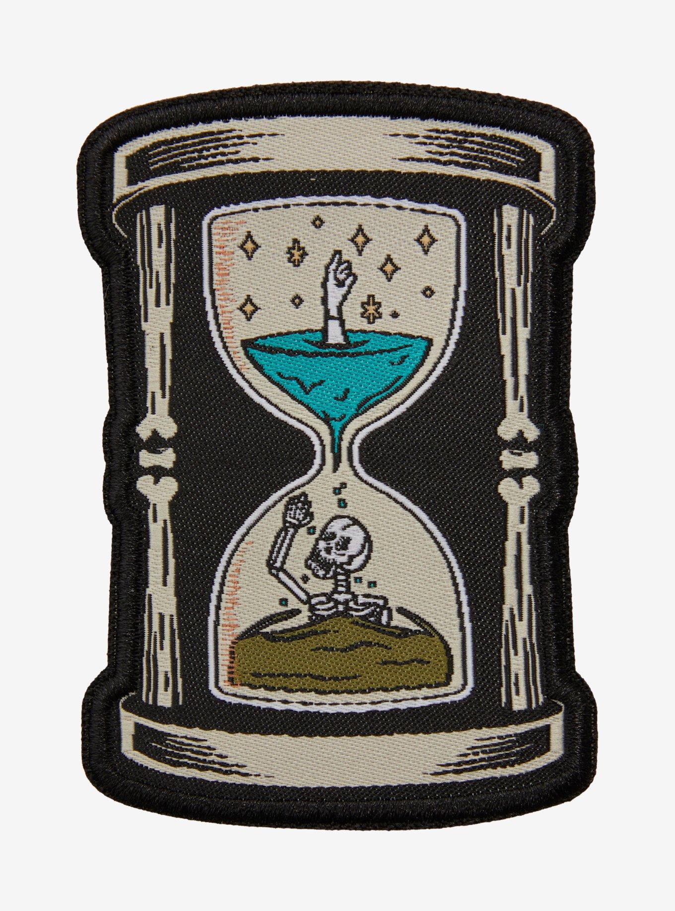 Skeleton Hourglass Patch, , hi-res