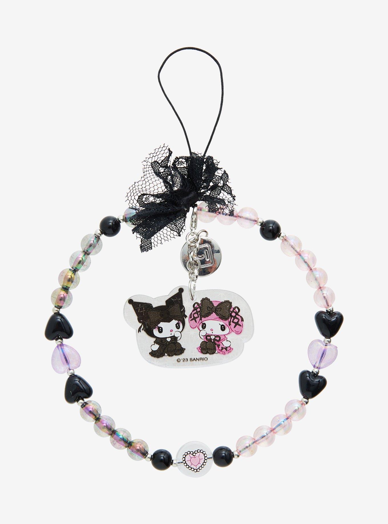 Kuromi & My Melody Lolita Wristlet Phone Charm, , hi-res