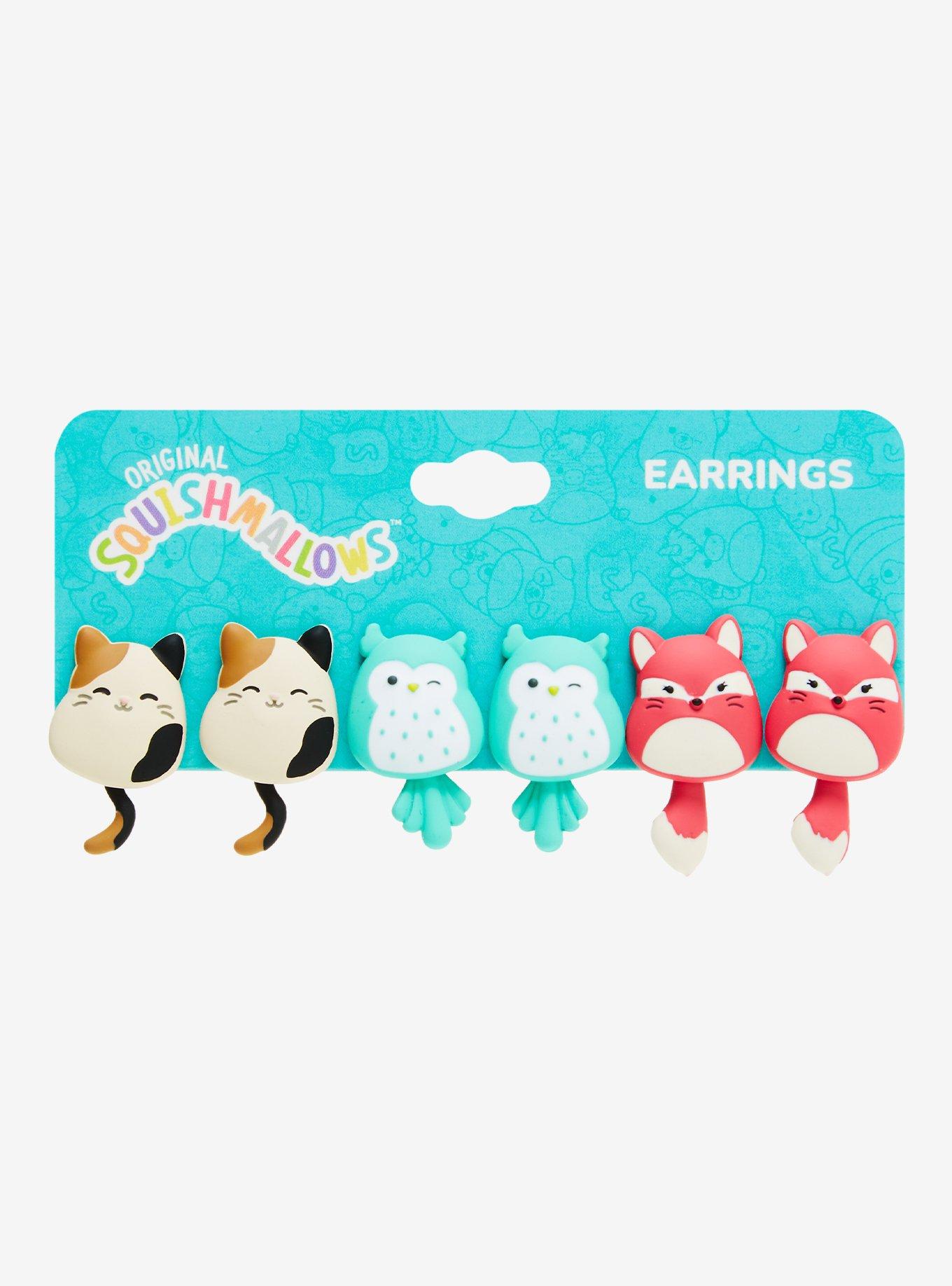 Squishmallows Critters Stud Earring Set, , hi-res