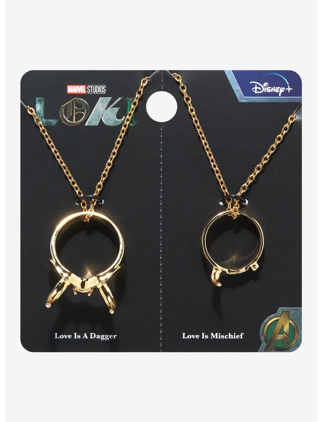 Marvel Loki Sylvie Best Friend Necklace Set, , hi-res