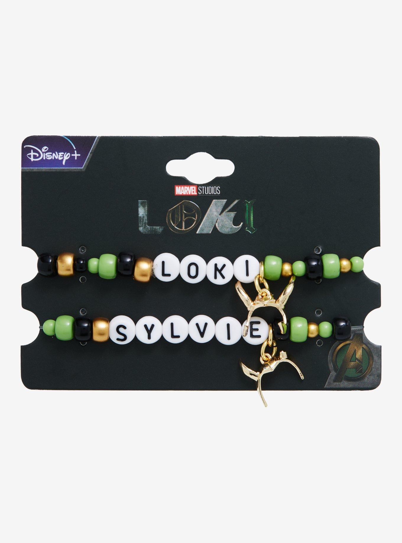 Marvel Loki Sylvie Best Friend Beaded Bracelet Set, , hi-res