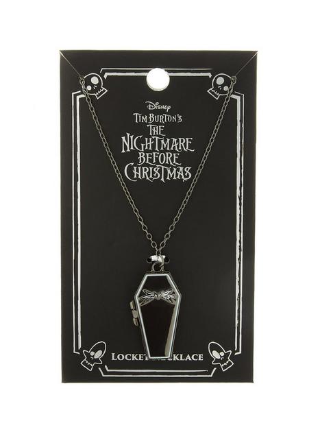The Nightmare Before Christmas Jack Coffin Locket Necklace | Hot Topic