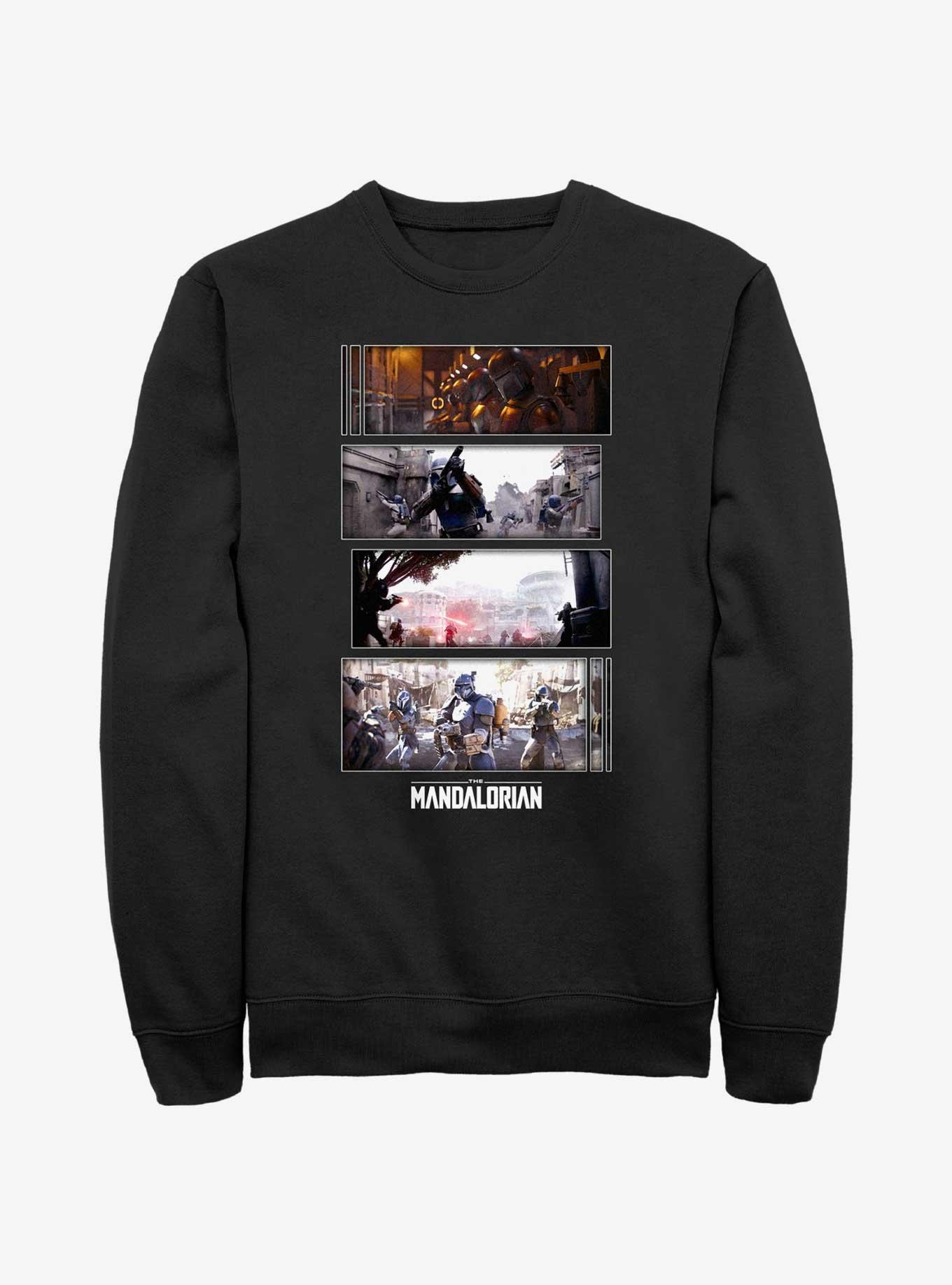 Star Wars The Mandalorian Battle Sequence Sweatshirt, , hi-res