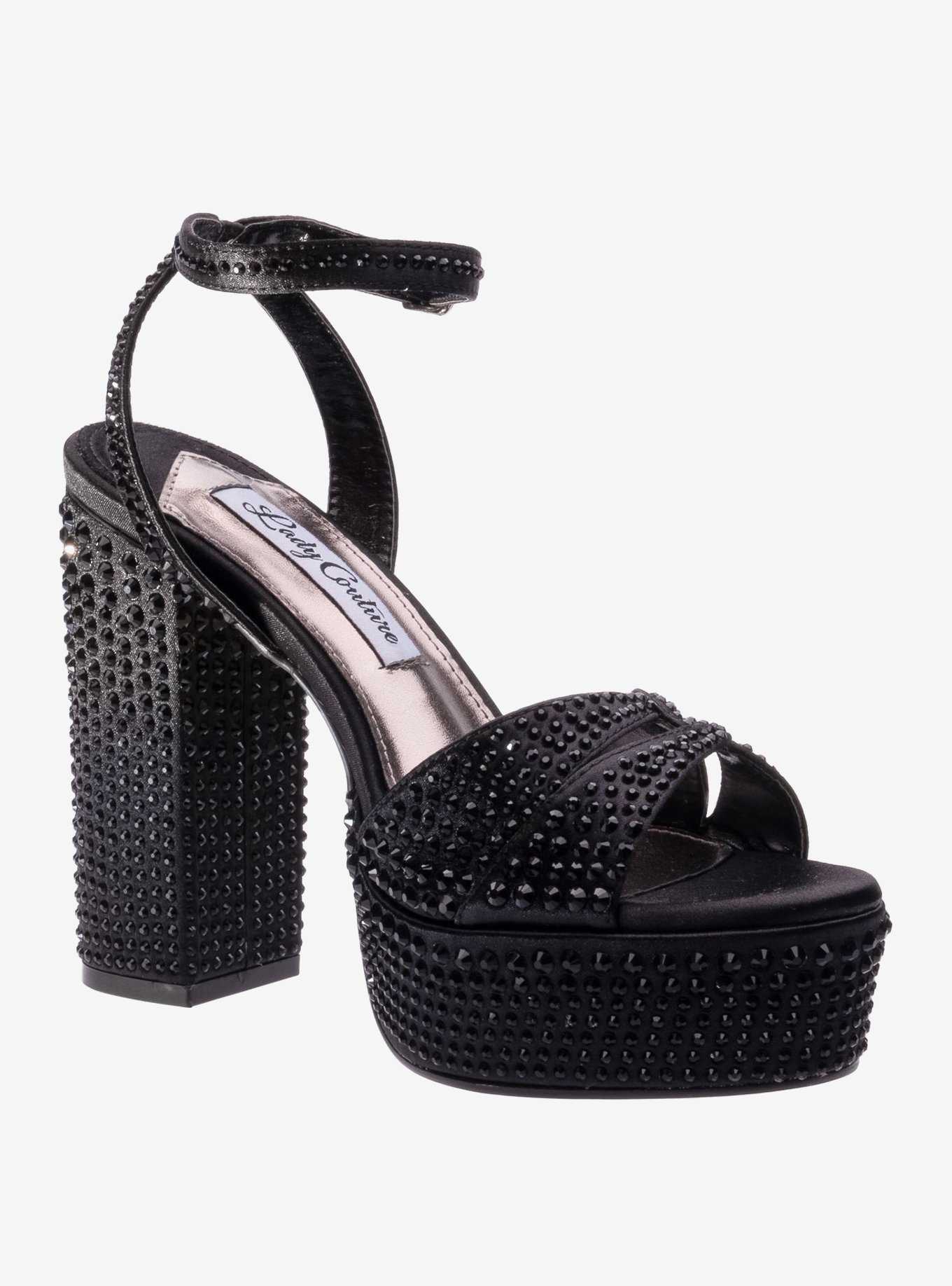 EGIRL STYLE BLACK PLATFORM SHOES - Cosmique Studio