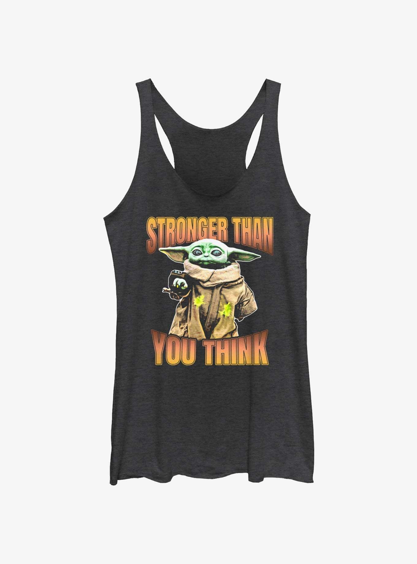 Star Wars The Mandalorian Grogu Stronger Than You Think Womens Tank Top, , hi-res