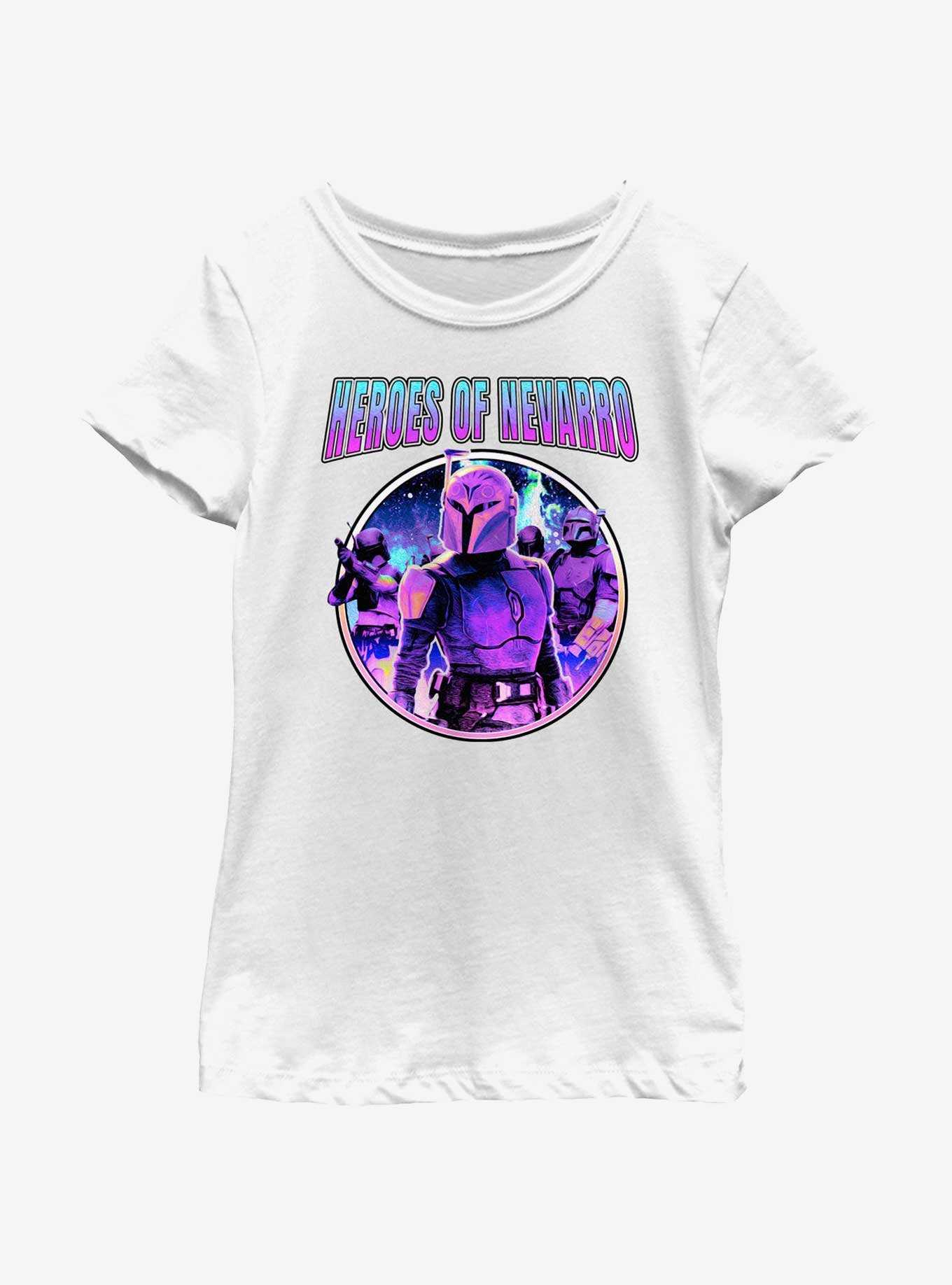 Star Wars The Mandalorian Heroes of Nevarro Youth Girls T-Shirt, , hi-res