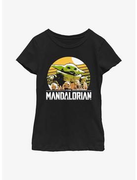 Star Wars The Mandalorian Grogu Playing With Stone Crabs Youth Girls T-Shirt, , hi-res